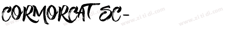 CORMORCAT SC字体转换